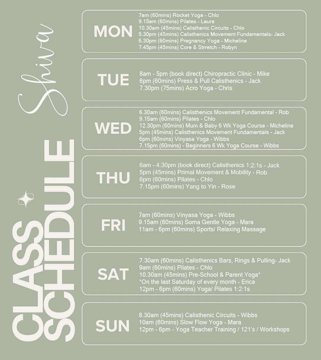 Jan 2026 timetable copy